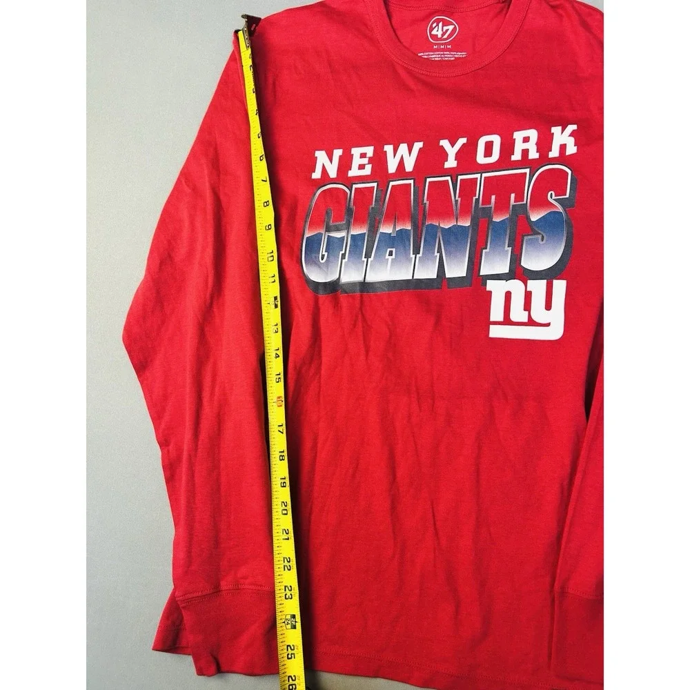 New York Giants '47 Brand Men's M‎ Long Sleeve T Shirt NEW With Tags